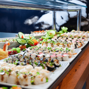 A delicious clod buffet for a christening