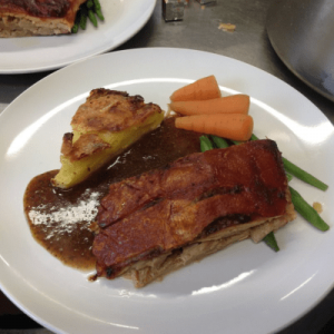 A yummy main course at an event in Birmingham