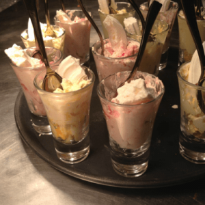 Lovely eton mess desserts for birthday party