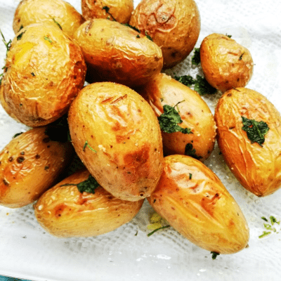 Delicious and crispy roast potatoes for a crew catering carvery